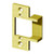 Trine 234-3 Access Technology 3000 Series Faceplate in Bright Brass