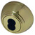 General Lock Double Cylinder Deadlock, US3 Polished Brass Finish, 2-3/4" Backset, Small Format IC Core Prep, Grade 1