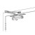 LCN LCN 3033-REG-LH Regular Concealed In Door Closer Left Hand