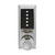Simplex 1011-026-41 Pushbutton Cylindrical Lock with Knob Combination Entry only and no Key-Override in Bright Chrome