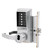 Dormakaba L8146C-26D-41 Pushbutton Mortise Lock with Lever Corbin Core override in Satin Chrome