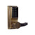 Simplex LR1031-05-41 Passage  Pushbutton Lever Lock with no Key Override in Antique Brass