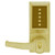 Dormakaba LR1041S-05-41 Pushbutton Lever Lock Prepped For Schlage Core Override in Antique Brass