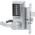Simplex R8148B-26D-41 Pushbutton Mortise Lock with Lever Best Core override in Satin Chrome