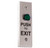Alarm Lock PE2S 1.625" Wide x 4" Tall Narrow Switch Plate with Square Green Illuminated Exit Button