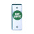 Camden CM-4120GE Mushroom Exit Switch Push Button, Narrow Cast Aluminum Faceplate, 1-5/8" Button, Spring Return, N/O and N/C, DPST Momentary, Handicapped Logo