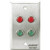 Securitron Securitron ZLP-2 Zone Light Panel Single Gang Two Red/Green LED's