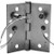 Stanley Hardware Stanley CECSFBB179-54LH-4-1/2x4-1/2-26D Concealed 4 Wire Electric Thru-Wire Hinge w/ Concealed Switch
