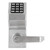 Alarm Lock DL4100IC-C-US26D Trilogy Series Digital Cylindrical Keyless Lock Leverset with Corbin Core Override in Satin Chrome