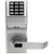 Alarm Lock DL6100IC-US26D Networx Digital Cylindrical Keyless Lock Leverset with Best Core Override Core (less core) in Satin Chrome
