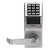 Alarm Lock PDL3000-US26D-W60 Trilogy Series PIN/Prox Digital Cylindrical Keyless Lock Straight Leverset in Satin Chrome