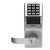 Alarm Lock PDL3075IC-US26D Trilogy Series PIN/Prox Digital Cylindrical Keyless Lock Regal Leverset with Best Core Override in Satin Chrome