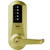 Simplex 5041CWLl-04-41 Pushbutton Lever Lock with Corbin Core override in Satin Brass