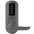 Simplex 5051XKWL-676-41 Pushbutton Lever Lock with Kaba Key override in Black with Satin Chrome Accents