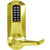 Eplex E5068BWL-605-41 Mrt PBL with Dbolt/Levers 1in Faceplate Left Handed in Bright Brass