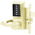 Dormakaba L8148R-05-41 Pushbutton Mortise Lock with Lever Sargent Core override in Antique Brass