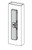 HES- 9400 613 LBSM Genisis Iii Rim Exit Strike 613 HES- 9400 613 LBSM Genisis Iii Rim Exit Strike 613