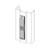 HES 9600 630 LBM  Genisis Rim Exit with Latch Bolt Monitor Satin Stainless Steel Finish