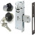 Storefront Door Mortise Lock Deadbolt, Thumbturn, and Key and Cylinder lock in Bronze Finish Storefront Door Mortise Lock Deadbolt, Thumbturn, and Key and Cylinder lock in Bronze Finish