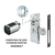 Smart WiFi Storefront Mortise Deadbolt in Bronze with Thumbturn Lock Kit