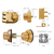 EASILOK E9 Keyless Jimmy Proof Deadbolt