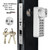 EASILOK SK1850S Keyless Storefront Deadlock with SFIC Key Override