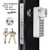 EASILOK SK1850S Keyless Storefront Deadlock with SFIC Key Override