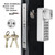 EASILOK SK1850S Keyless Storefront Deadlock with SFIC Key Override