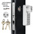 EASILOK SK1850S Keyless Storefront Deadlock with SFIC Key Override