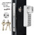 EASILOK SK1850S Keyless Storefront Deadlock with SFIC Key Override