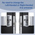 EASILOK SK4510S Keyless Storefront Deadlatch with SFIC Key Override