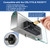 EASILOK SK777S Keyless Herculite Bottom Rail Lock with SFIC Key Override