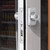 EASILOK SM1850 Twist-to-Lock Storefront Door Lock with SC Key Override