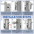 EASILOK SM1850 Twist-to-Lock Storefront Door Lock with SC Key Override