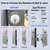 EASILOK SM1850 Twist-to-Lock Storefront Door Lock with SC Key Override
