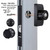 EASILOK SM1850 Twist-to-Lock Storefront Door Lock with SC Key Override