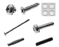 Simplex 204210-03-01 Spacer Kit EE1000 Series Incl Spacer and Screws in Bright Brass