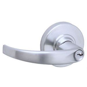 Rhodes Lever Design Schlage commercial ND60PDRHO619 ND Series Grade 1 Cylindrical Lock Vestibule Function Satin Nickel Finish Rhodes Lever Design Schlage commercial ND60PDRHO619 ND Series Grade 1 Cylindrical Lock Vestibule Function Satin Nickel Finish