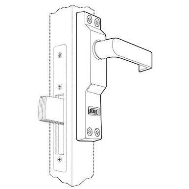 Adams Rite MS1850S 4550 Storefront Deadbolt with Lever and