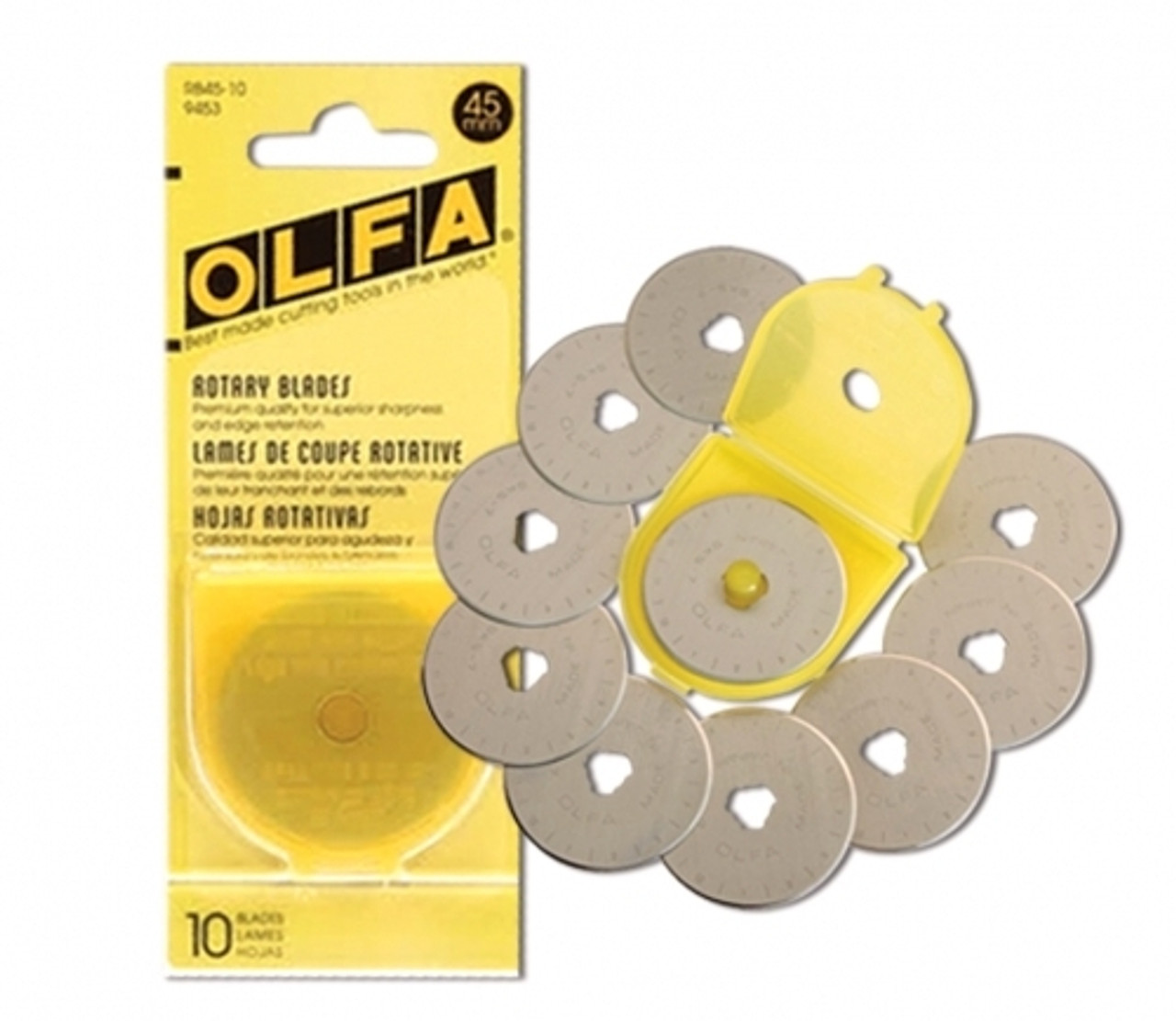 Olfa 45mm Rotary Blades 10 Pack
