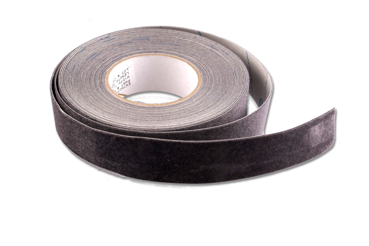 Felt Window Guide Tape - Black Flock (50ft)