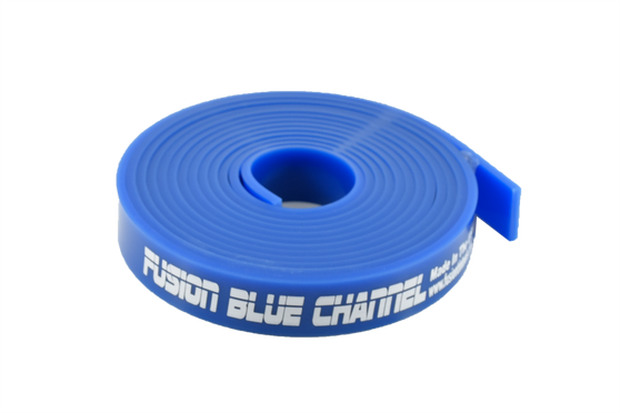 120" Fusion Blue Channel Squeegee Blade Roll