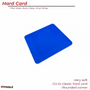 Performax 4" Blue Hard Card (Softest)