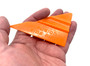 Orange Side Piece 45 Degree Corner Hard Card