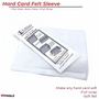 Lidco 4" Bondo Felt Sleeve