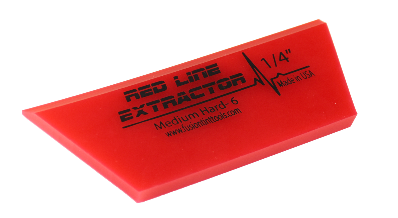 5” RED LINE EXTRACTOR 3/8 THICK SINGLE BEVEL SQUEEGEE BLADE