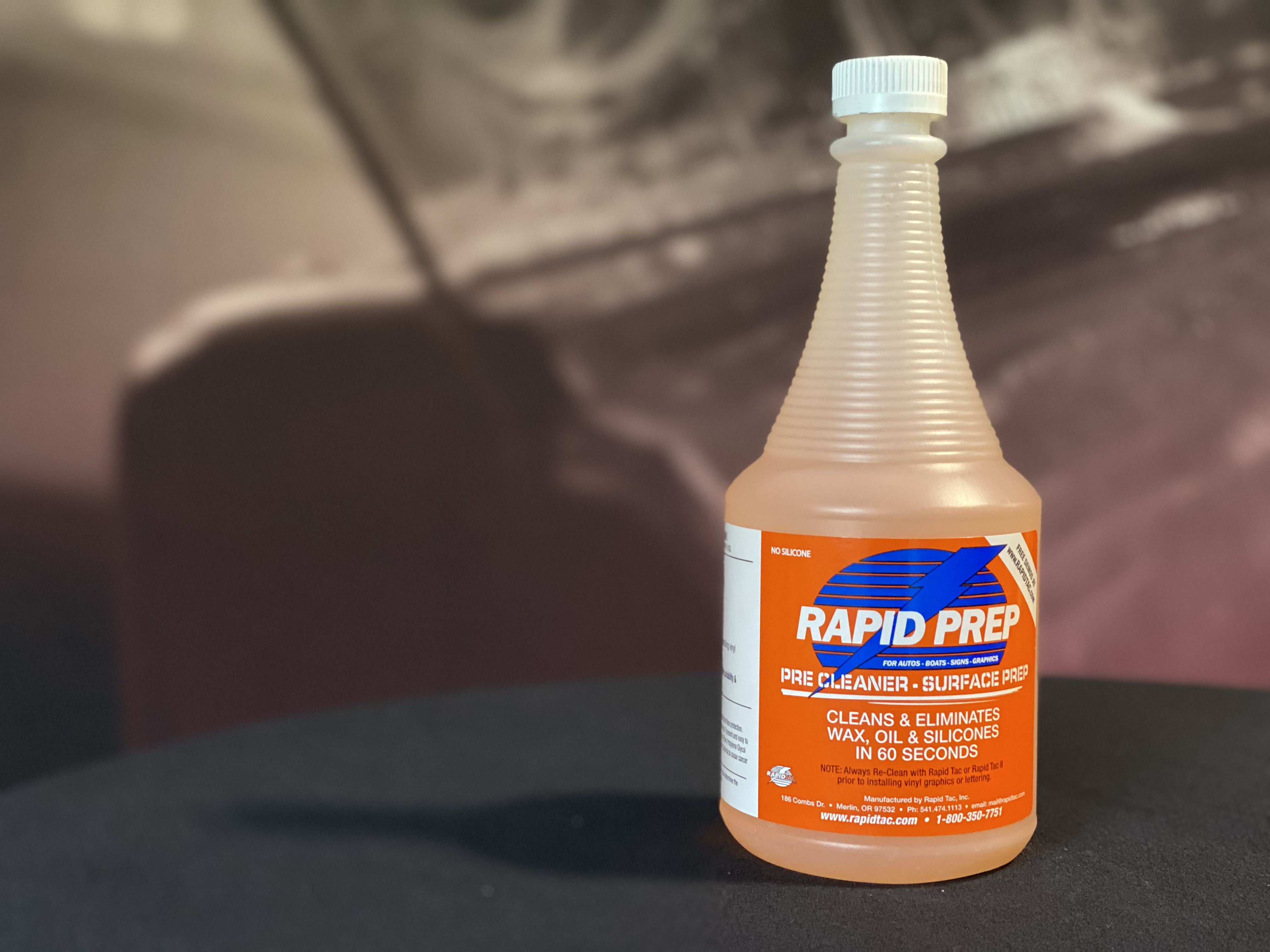 Rapid Tac Rapid Prep Surface Cleaner for Vinyl Graphics Wraps 1 Gallon 