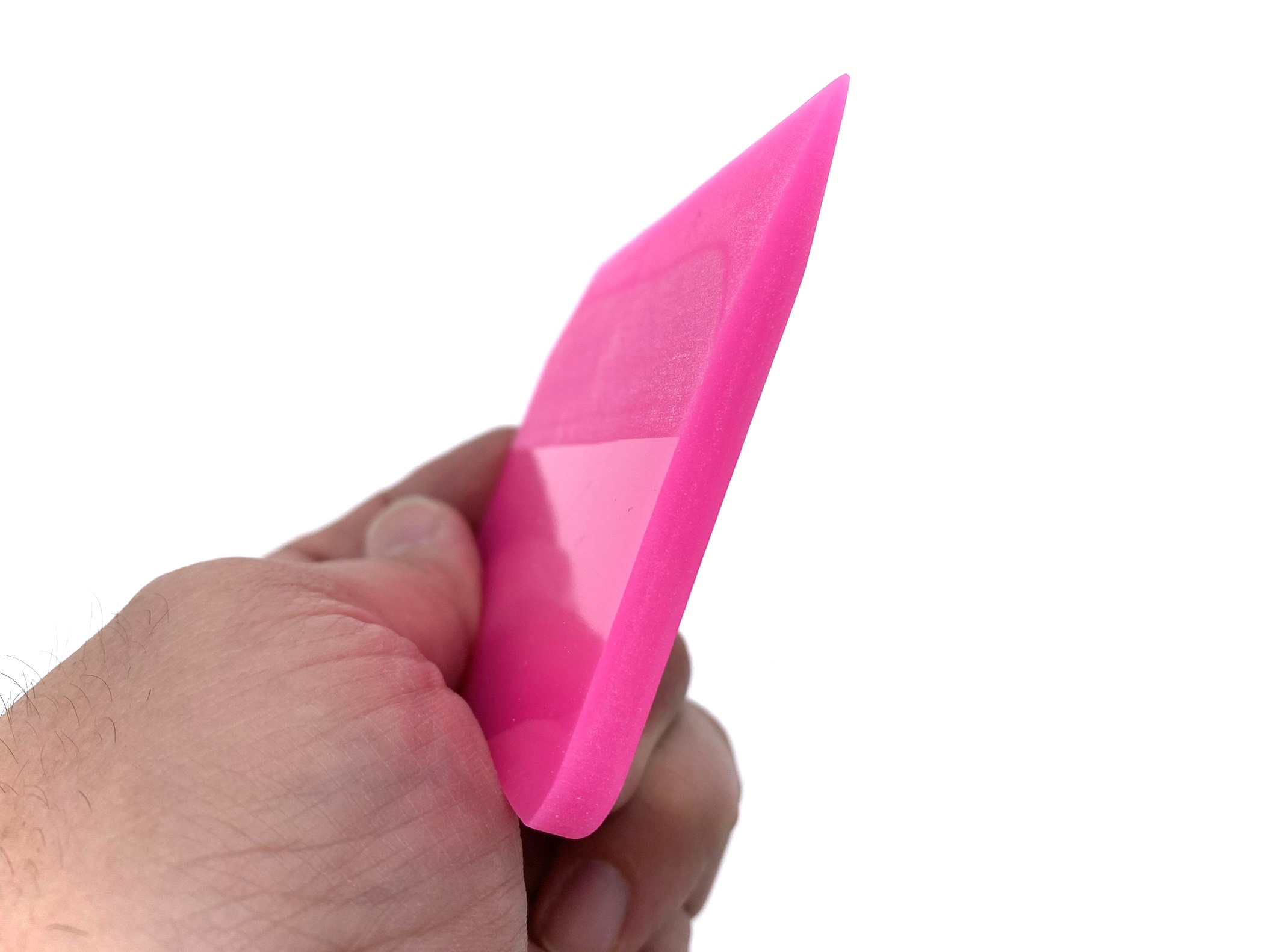 Pink PPF Squeegee - 4x3 angled corner