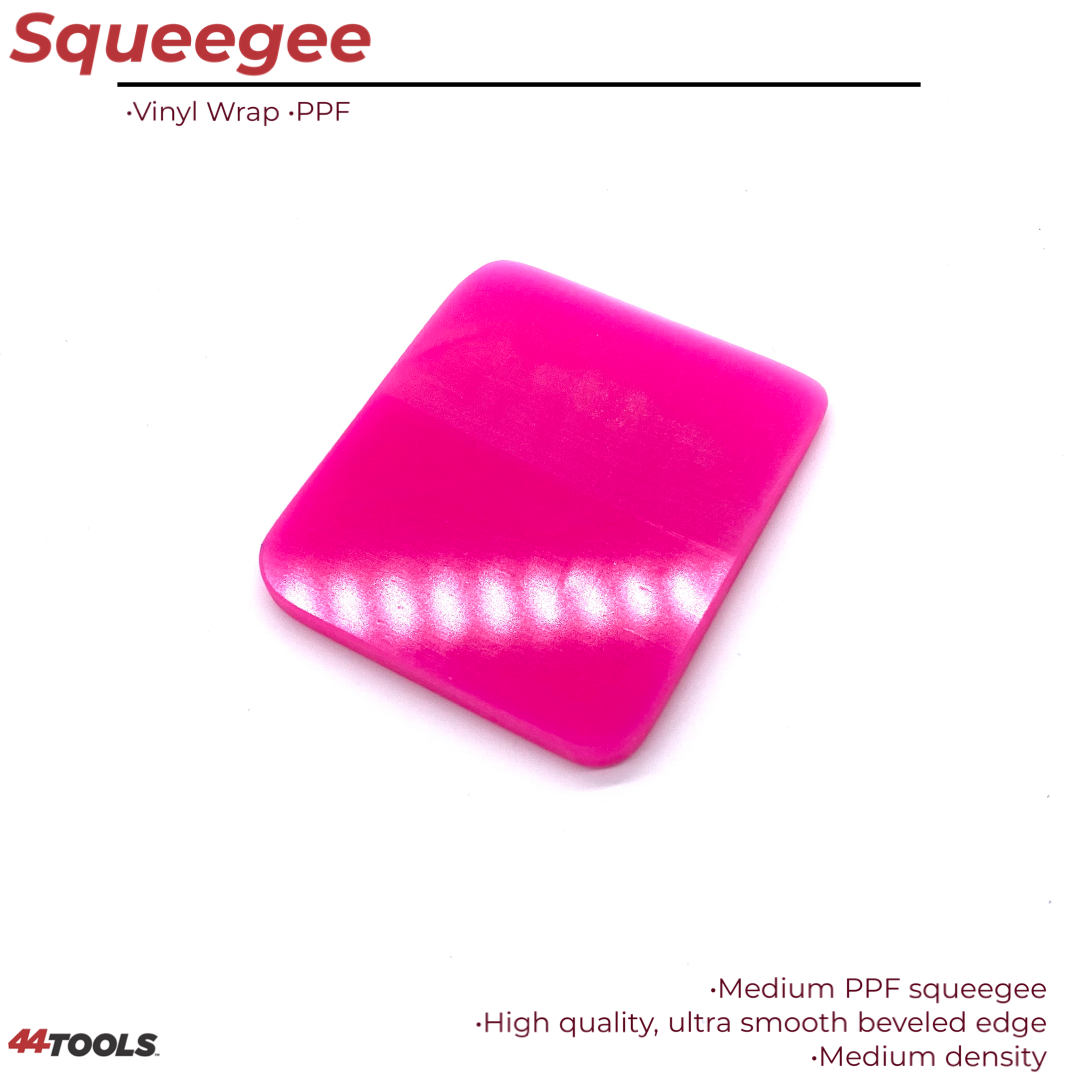 Pink PPF Squeegee - 2.5x4 round corner