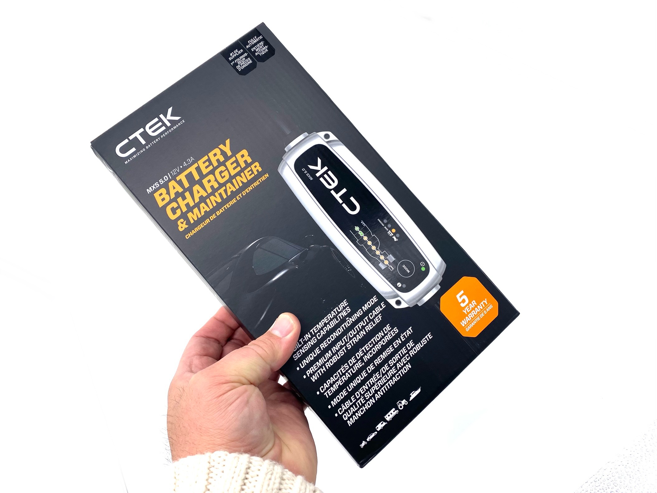 CTEK MXS 5.0 12v battery charger